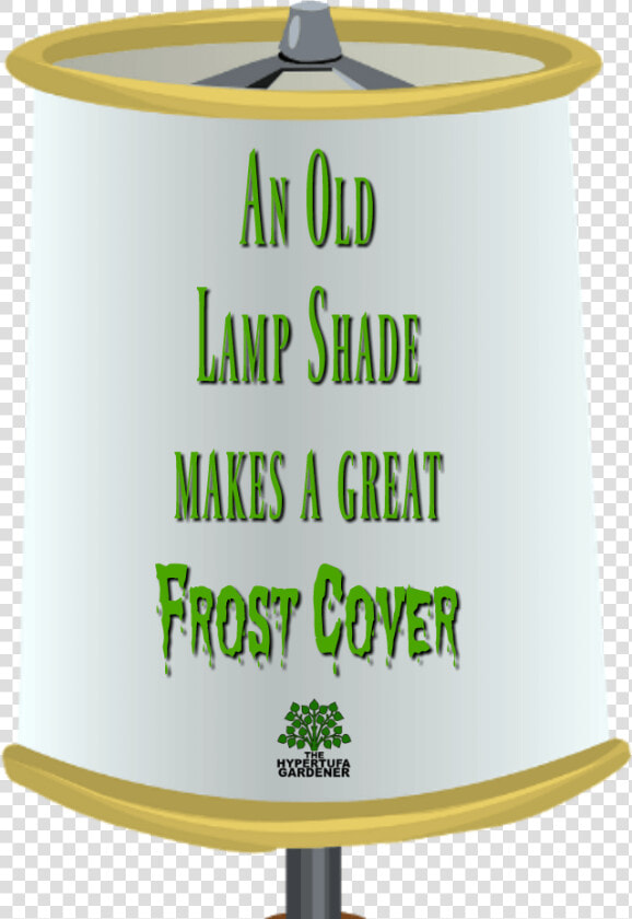 Great Garden Hints With An Old Lamp Shade   Child Care  HD Png DownloadTransparent PNG