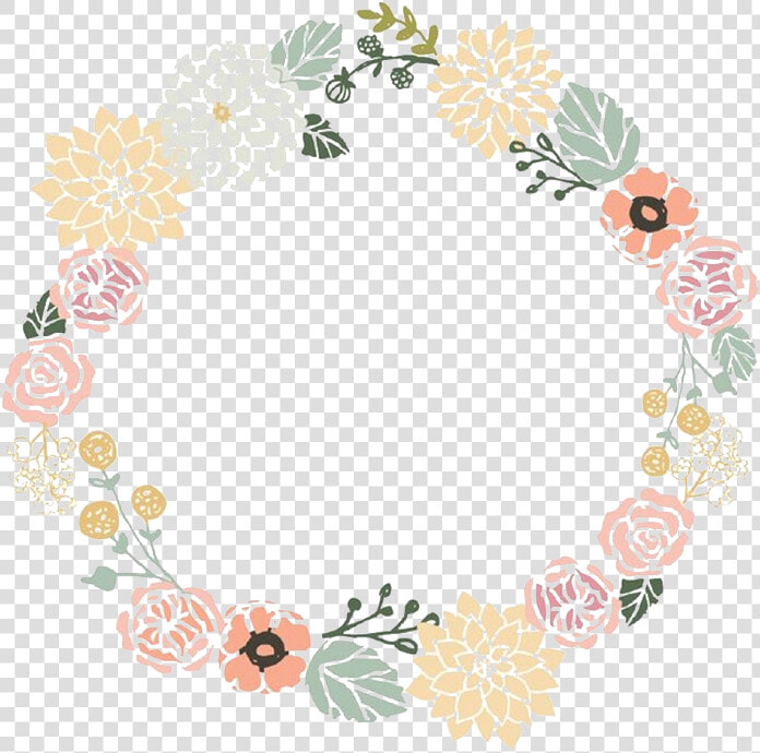 Flower Borders And Frames Clipart   Flower Circle Border Hd  HD Png DownloadTransparent PNG
