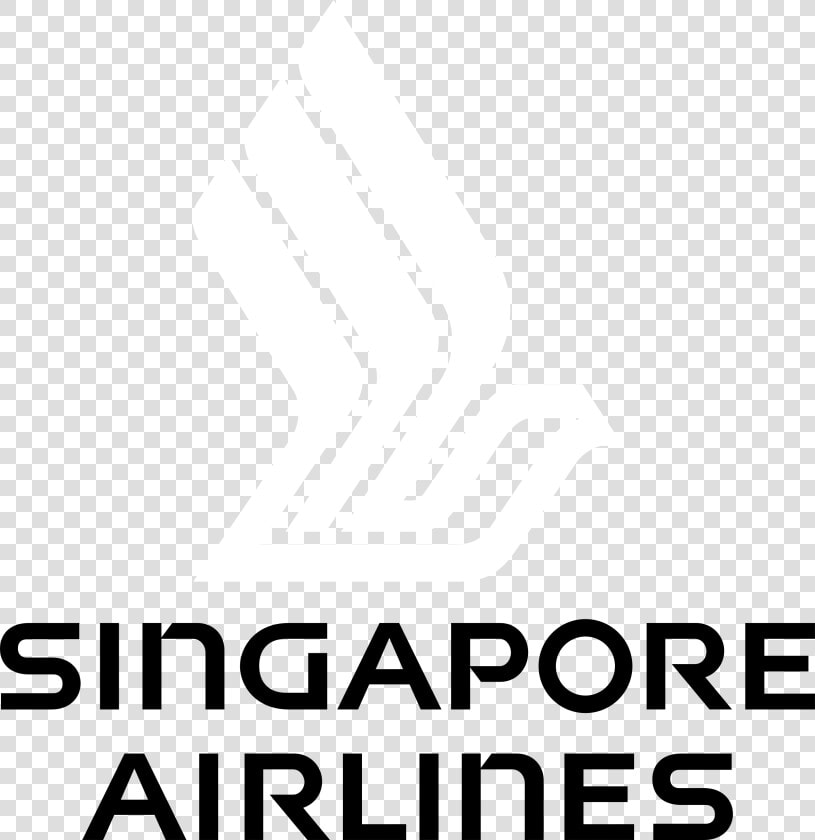 Singapore Airlines Logo Black And White   Singapore Airlines Logo White  HD Png DownloadTransparent PNG
