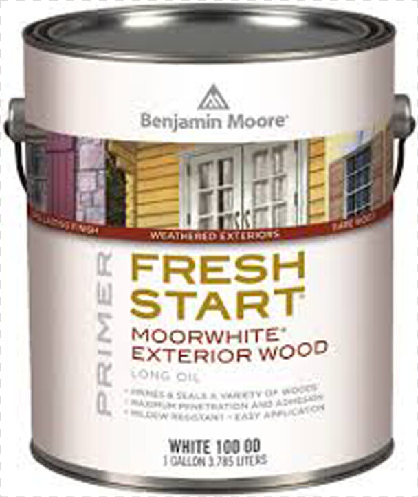 Moorwhite Exterior Wood Primer Primer   Benjamin Moore Fresh Start Underbody  HD Png DownloadTransparent PNG