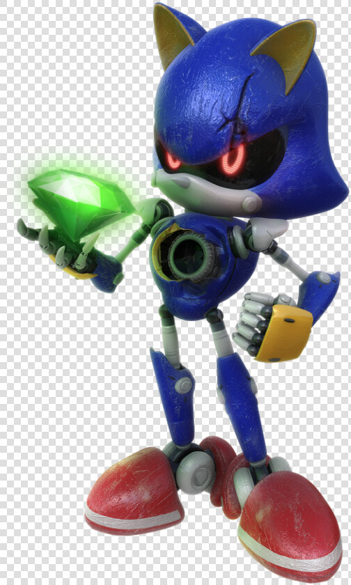 Sonic Rivals 2 Damaged Metal Sonic  HD Png DownloadTransparent PNG