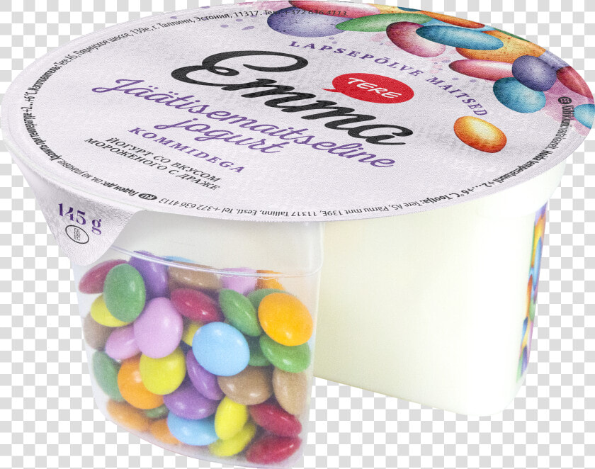 Emma Ice Cream Taste Yogurt With Candies   Emma Jogurt  HD Png DownloadTransparent PNG