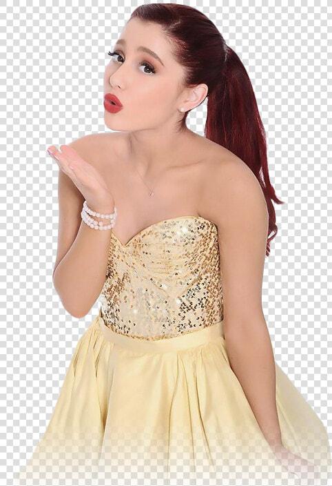 Ariana Grande Cat Valentine Victorious Dress Celebrity   Famous Celebrity Transparent Background  HD Png DownloadTransparent PNG