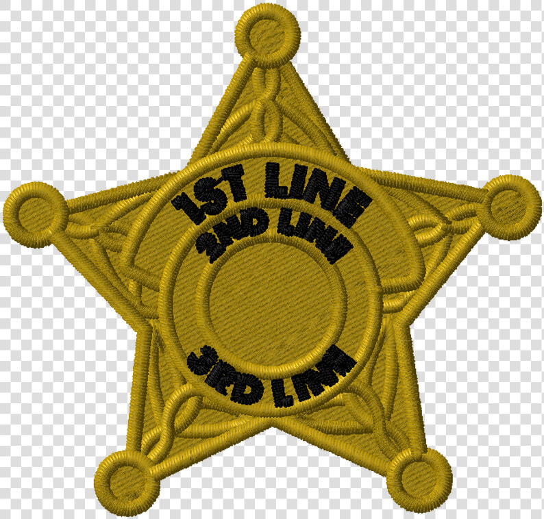 Deco Stk Emb Le Badge Star 5pt Gold  HD Png DownloadTransparent PNG