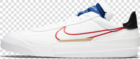 Nike Drop Type Swoosh White University Red  HD Png DownloadTransparent PNG