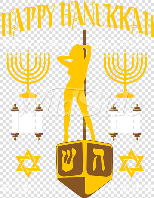 Happy Hanukkah Stripper   Judaism 101  HD Png DownloadTransparent PNG
