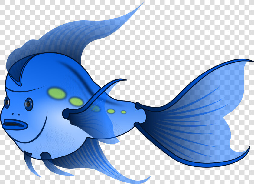 Blue Fish Clipart   Free Clipart Blue Fish  HD Png DownloadTransparent PNG