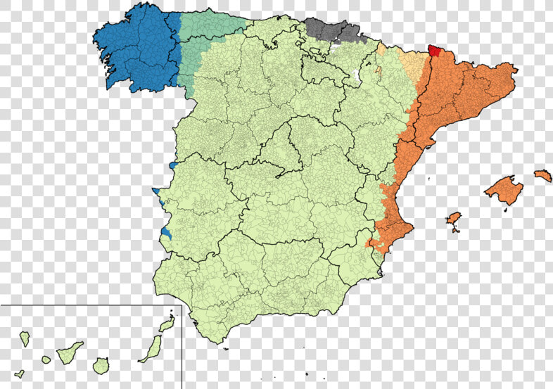File Languages Wikimedia Commons   Ethnic Map Of Spain  HD Png DownloadTransparent PNG