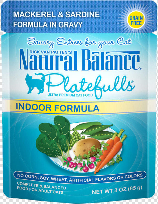 Platefulls® Indoor Mackerel  amp  Sardine Formula In Gravy   Superfood  HD Png DownloadTransparent PNG