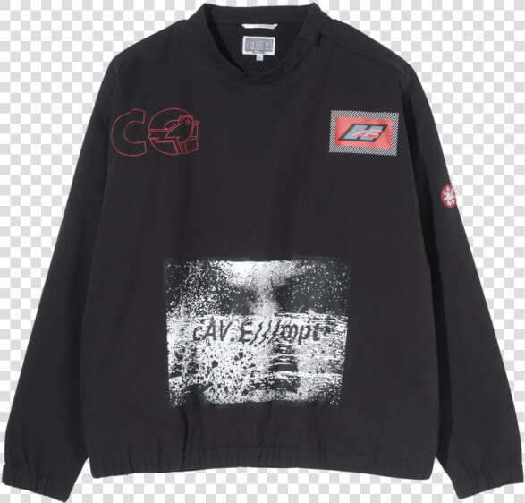 Cav Empt Zip Shoulder Pullover  HD Png DownloadTransparent PNG
