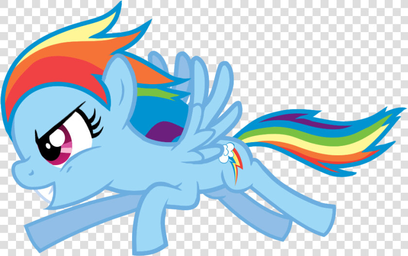 Older Filly Rainbow Dash   Cartoon  HD Png DownloadTransparent PNG