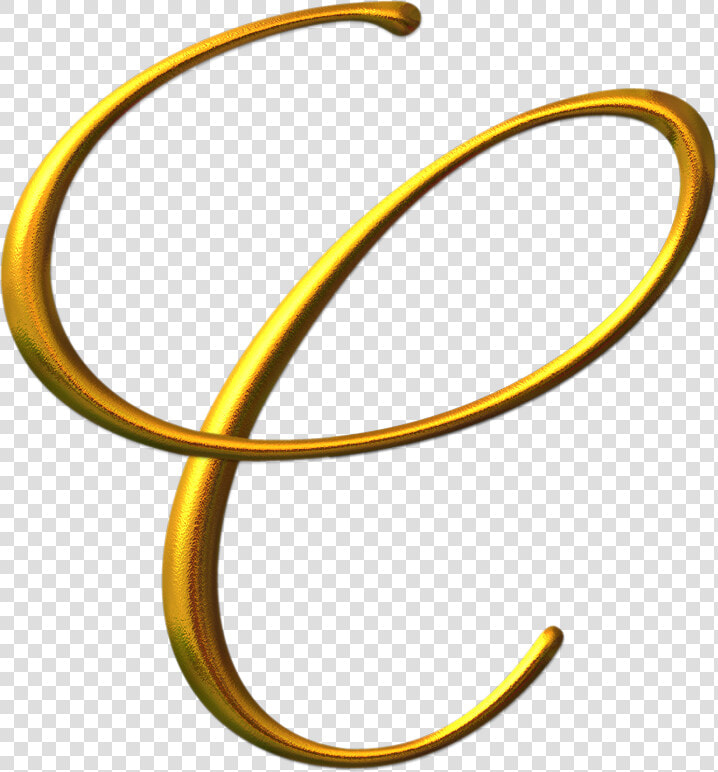 Letra L 3d Png   Letra C Dorada  Transparent PngTransparent PNG