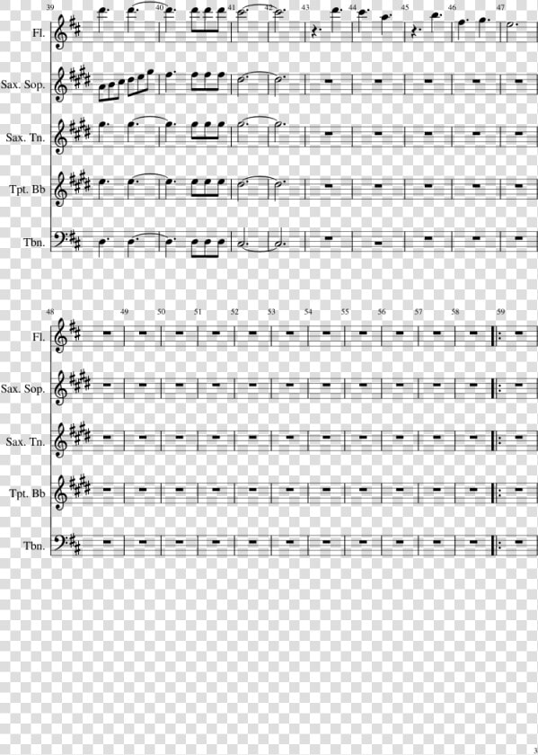 Vem  Jesus Cristo Já Vem Sheet Music 3 Of 5 Pages   Pissy Pamper Sheet Music Piano  HD Png DownloadTransparent PNG