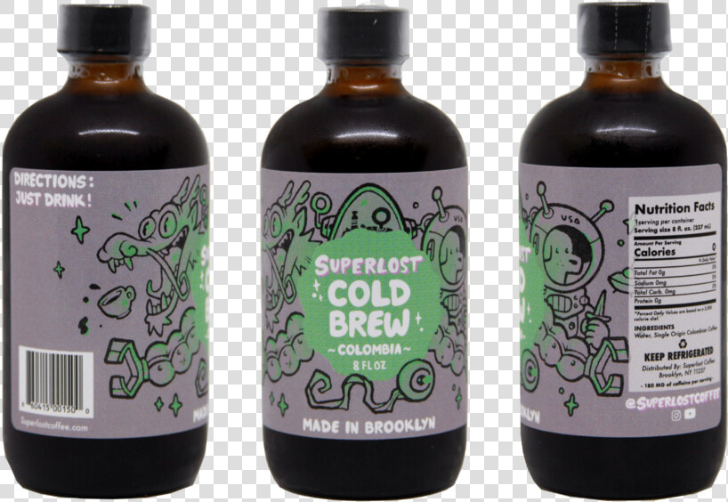 Best Cold Brew Superlost Cold Brew   Plastic Bottle  HD Png DownloadTransparent PNG