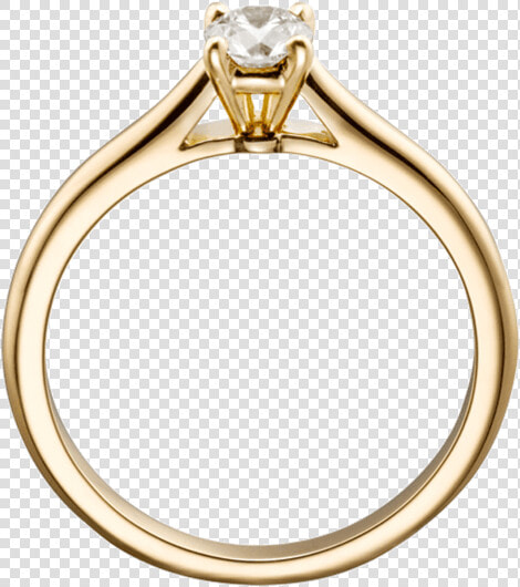Cartier ring   Gold Transparent Engagement Ring Png  Png DownloadTransparent PNG