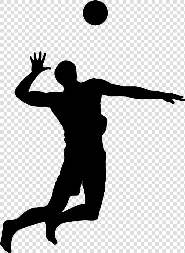 Volleyball Silhouette Png   Volleyball Player Silhouette Png  Transparent PngTransparent PNG