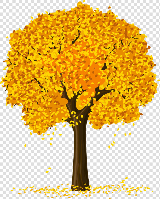 Tree Clipart Four Seasons   Clip Art Apple Tree Autumn  HD Png DownloadTransparent PNG