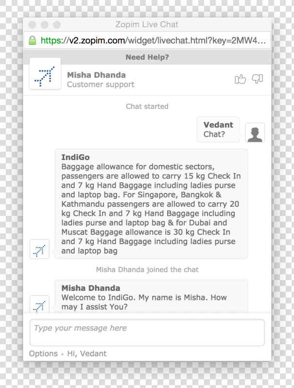 Indigo Chat Box   Indigo Flight Cancellation Message  HD Png DownloadTransparent PNG