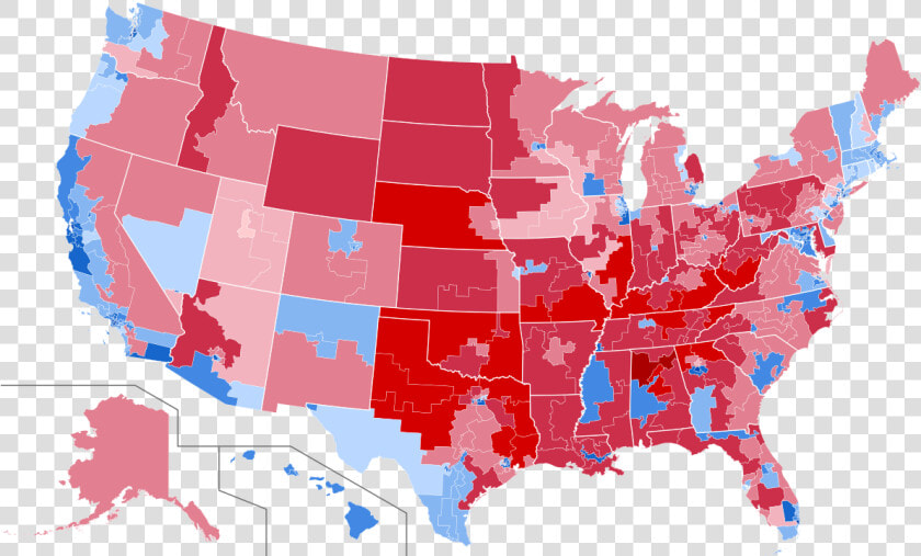 2008 Final Electoral Map  HD Png DownloadTransparent PNG