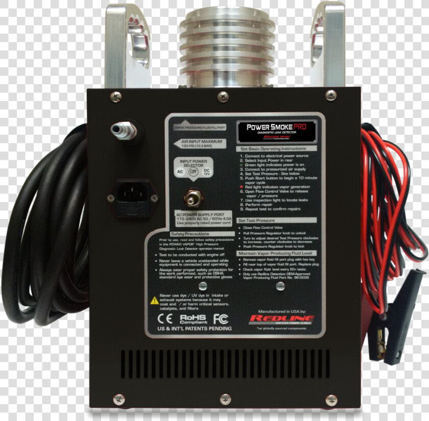 Powersmoke Pro Diagnostic Leak Detector Rear  HD Png DownloadTransparent PNG