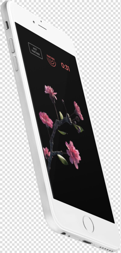 Angled Floating Iphone 6 Plus Mockup Over A Transparent  HD Png DownloadTransparent PNG