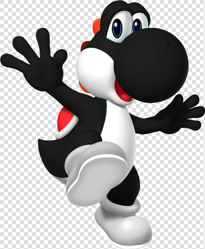 Mario Clipart Bad Guys   Black Yoshi Mario Kart  HD Png DownloadTransparent PNG