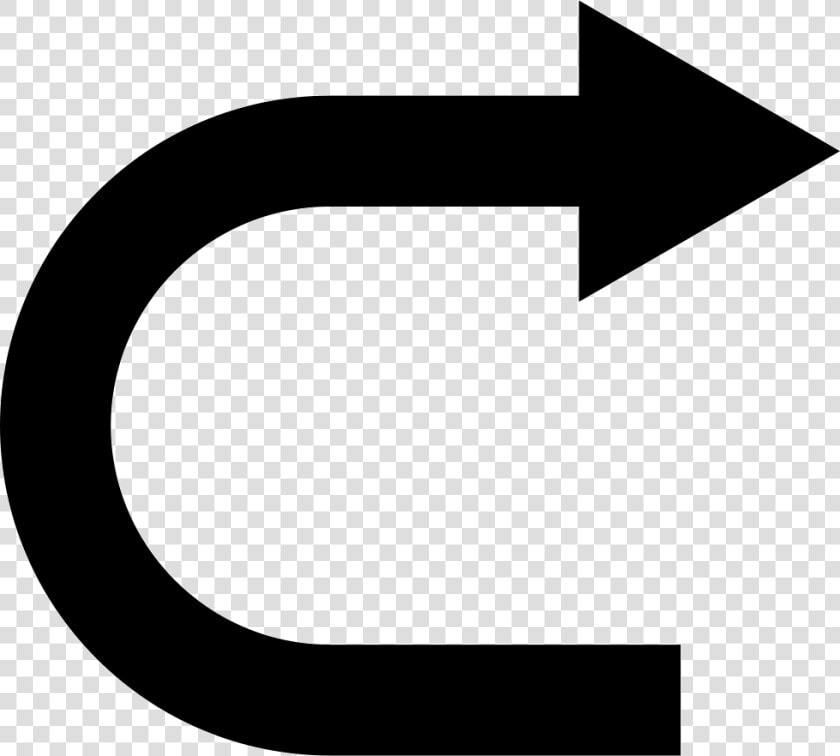 Curved Arrow   Curved Arrow 180 Degrees  HD Png DownloadTransparent PNG