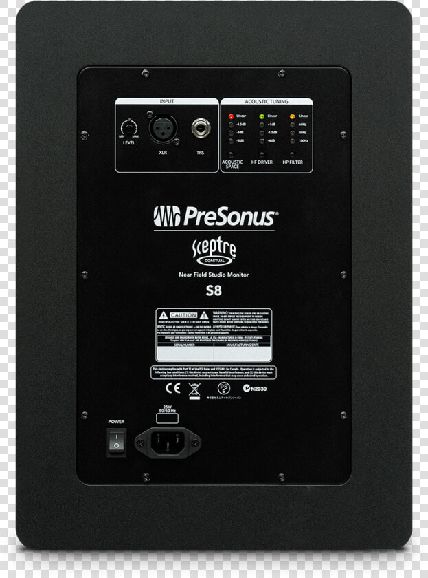 Presonus Sceptre S8 Rear  HD Png DownloadTransparent PNG