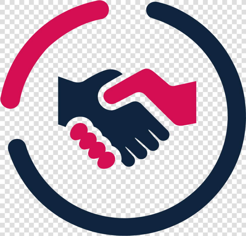 Outsourced Utilities Integrity Icon   Hand Shaking Image Blue  HD Png DownloadTransparent PNG