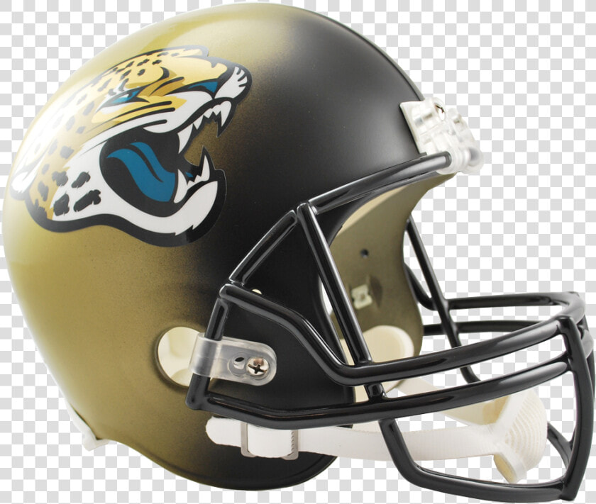 Jacksonville Jaguars Vsr4 Replica Helmet   Jaguars Football Helmet  HD Png DownloadTransparent PNG