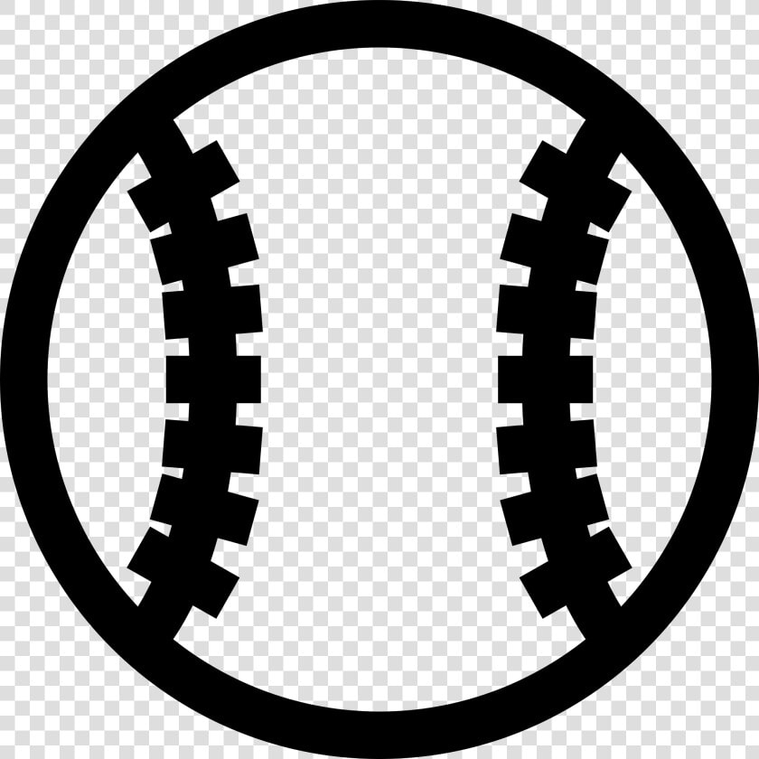 Png Baseball Stitches   Black And White Baseball Icon  Transparent PngTransparent PNG