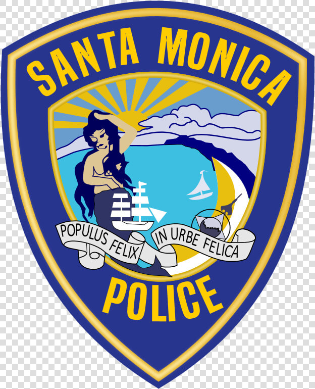 Patch Of The Santa Monica Police Department   Santa Monica Police Logo  HD Png DownloadTransparent PNG