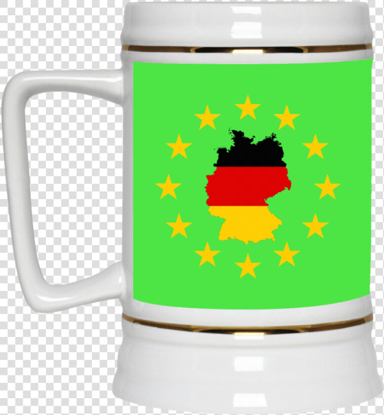 Germany Map Inside European Union Eu Flag Mug Cup Gift  HD Png DownloadTransparent PNG