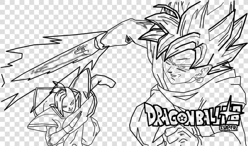 Dragon Ball Goku Black Dibujos  HD Png DownloadTransparent PNG