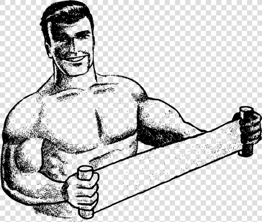 Drawing Cartoon Computer Icons Muscle Silhouette   Strong Big Man Png  Transparent PngTransparent PNG