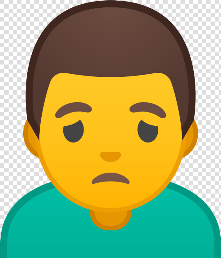 Man Frowning Icon   Family Emoji Transparent  HD Png DownloadTransparent PNG