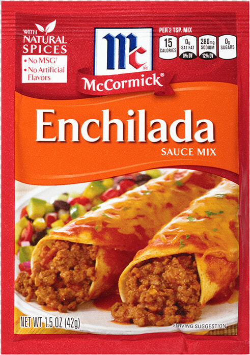 Mccormick® Enchilada Sauce Mix   Mccormick Enchilada Sauce  HD Png DownloadTransparent PNG
