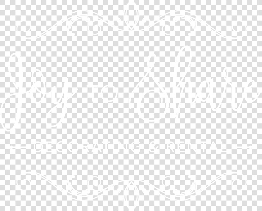 Joy To Share Decorating  amp  Rental   Jhu Logo White  HD Png DownloadTransparent PNG