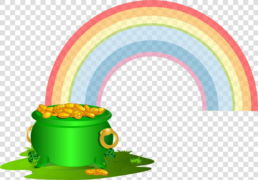 Pot Of Gold Rainbow Png   Transparent Pot Of Gold Clip Art  Png DownloadTransparent PNG
