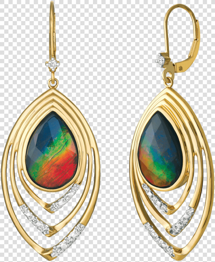 Malibu 18k Gold Diamond Aa Grade Earrings By Korite  HD Png DownloadTransparent PNG