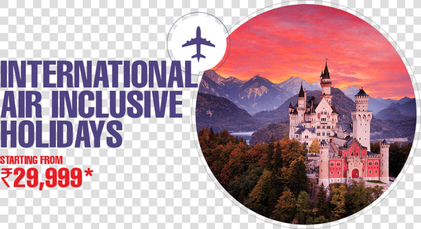 Neuschwanstein Castle Sunset  HD Png DownloadTransparent PNG