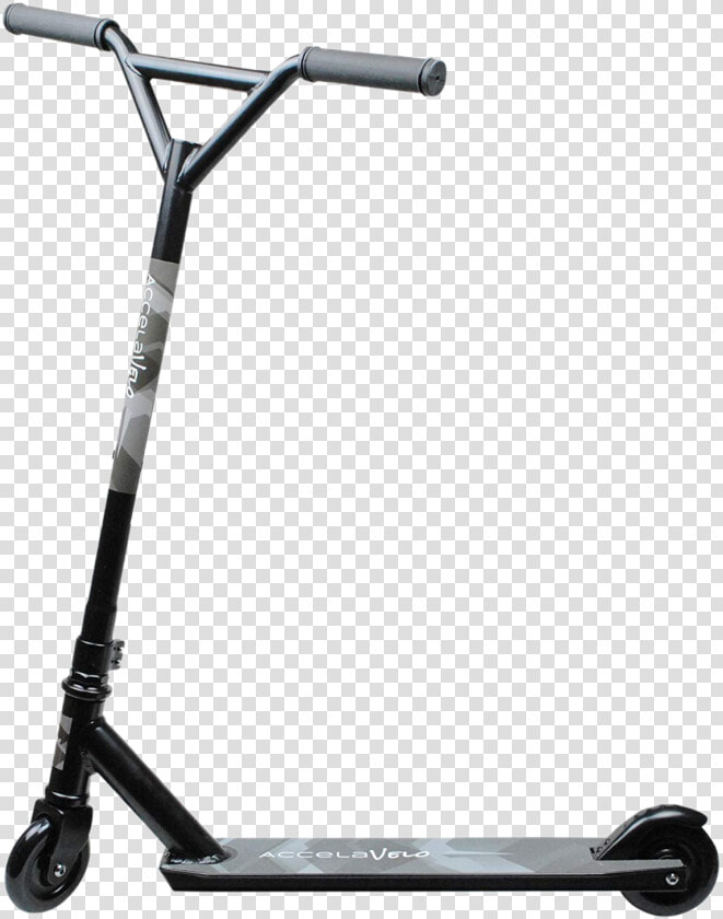 Accelavelo Stealth Black Stunt Scooter  HD Png DownloadTransparent PNG