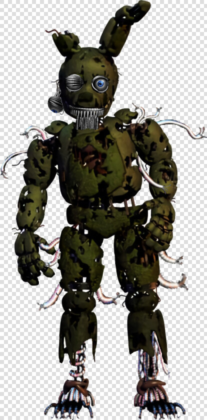 Clip Royalty Free Stock Ennard Drawing Spring   Fnaf Springtrap  HD Png DownloadTransparent PNG