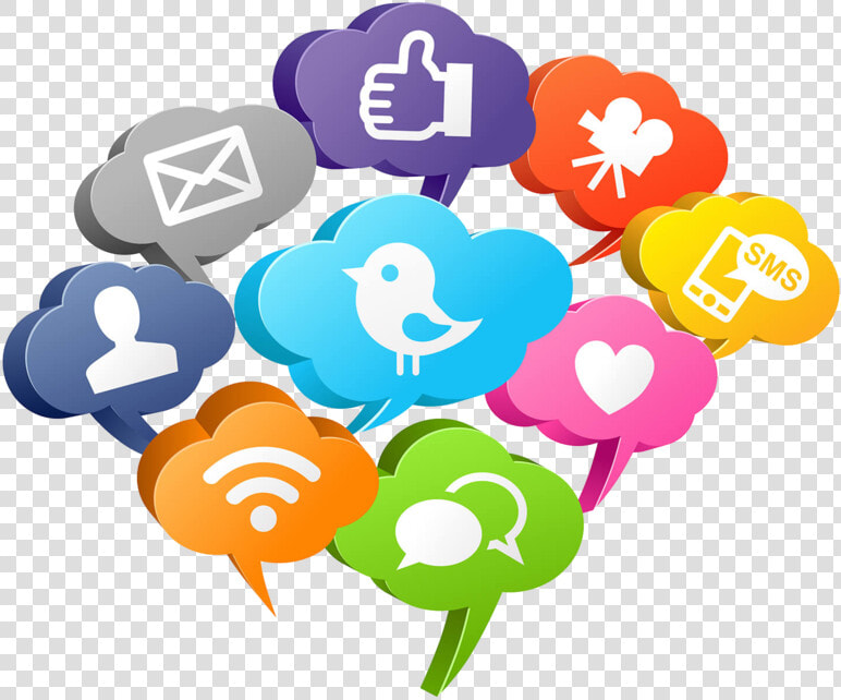 Media Marketing Optimization Mass Social Download Hd   Social Media Speech Bubble  HD Png DownloadTransparent PNG