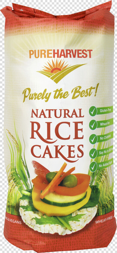 Natural Rice Cakes   Pure Harvest Rice Cakes  HD Png DownloadTransparent PNG