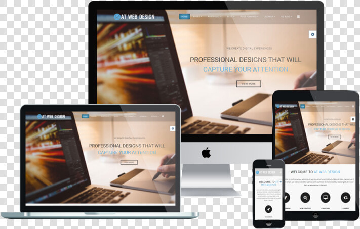 Transparent Responsive Web Design Png   Free Personal Wordpress Templates  Png DownloadTransparent PNG