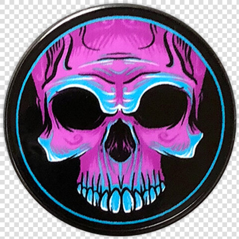 Purple Voodoo Skull Pin   Voodoo Skull  HD Png DownloadTransparent PNG