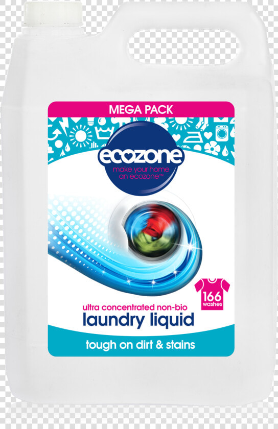 Ecozone Laundry Non Bio Detergent 5l   Ecozone Concentrated Laundry Liquid 5l  HD Png DownloadTransparent PNG