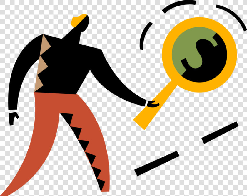 Vector Illustration Of Forensic Accountant Investigates  HD Png DownloadTransparent PNG