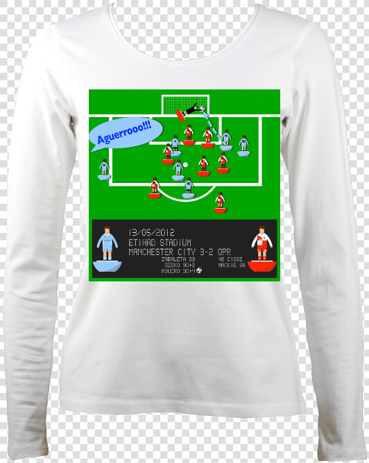 Football Iconic Moment Sergio Aguero Manchester C   Sweatshirt  HD Png DownloadTransparent PNG